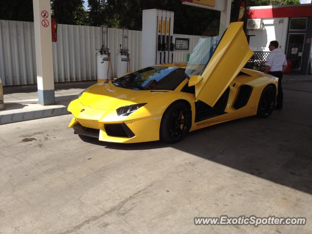 Lamborghini Aventador spotted in Wien, Austria