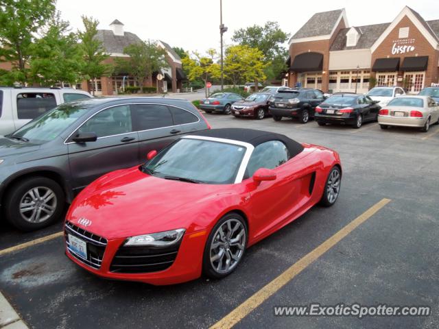 Audi R8 spotted in Barrington, Illinois