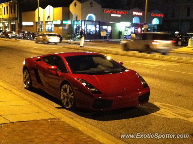 Lamborghini Gallardo spotted in Baltimore, Maryland