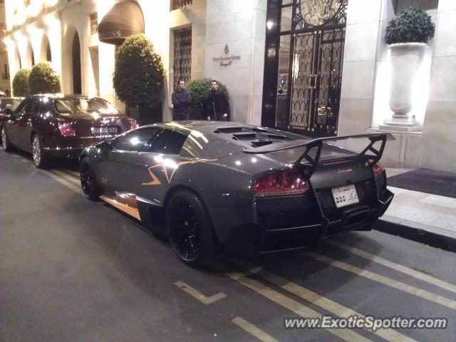Lamborghini Murcielago spotted in Paris, France