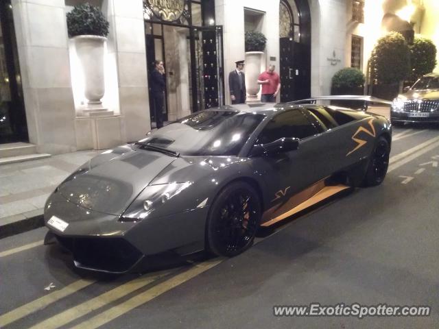 Lamborghini Murcielago spotted in Paris, France