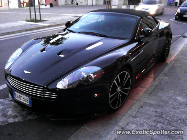 Aston Martin DBS spotted in Oderzo, Italy