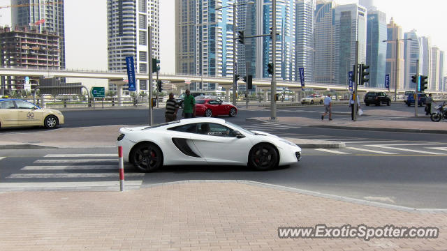 Mclaren MP4-12C spotted in Dubai, United Arab Emirates