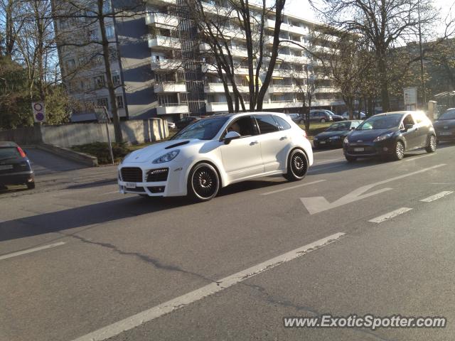 Porsche Cayenne Gemballa 650 spotted in Geneva, Switzerland