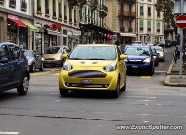 Aston Martin Cygnet spotted in Geneva, Switzerland