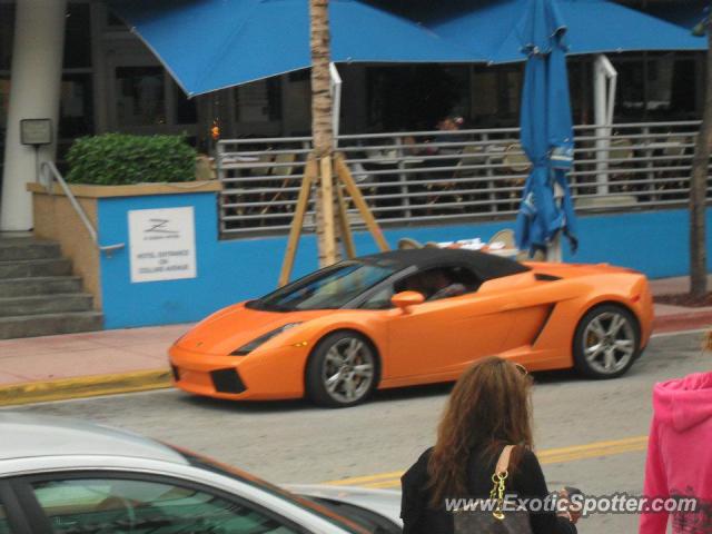 Lamborghini Gallardo spotted in Miami, Florida