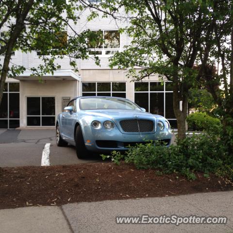 Bentley Continental spotted in West Hartford, Connecticut