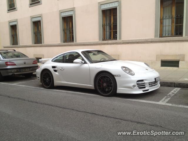 Porsche 911 spotted in Geneva, Switzerland