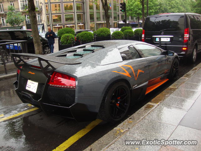 Lamborghini Murcielago spotted in Paris, France