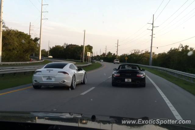Fisker Karma spotted in Tavernier, Florida