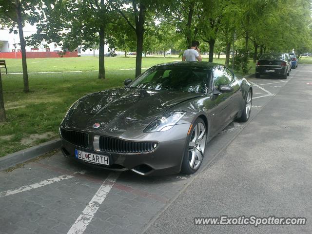 Fisker Karma spotted in Bratislava, Slovakia
