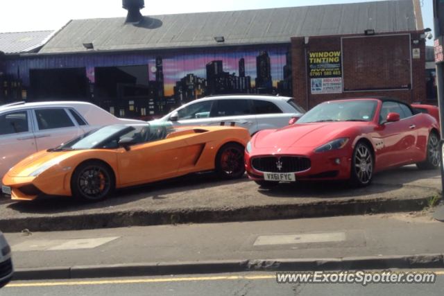 Lamborghini Gallardo spotted in Birmingham, United Kingdom