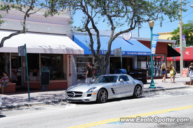 Mercedes SLS AMG spotted in DelRay Beach, Florida