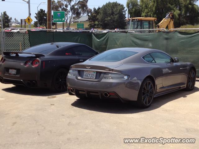 Aston Martin DBS spotted in Del Mar, California
