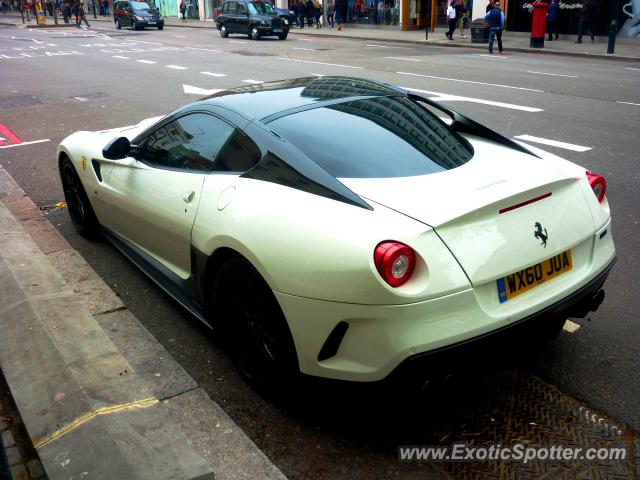 Ferrari 599GTB spotted in London, United Kingdom
