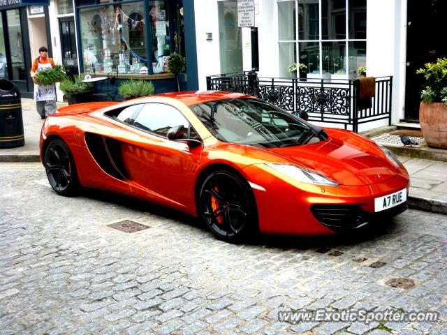 Mclaren MP4-12C spotted in London, United Kingdom