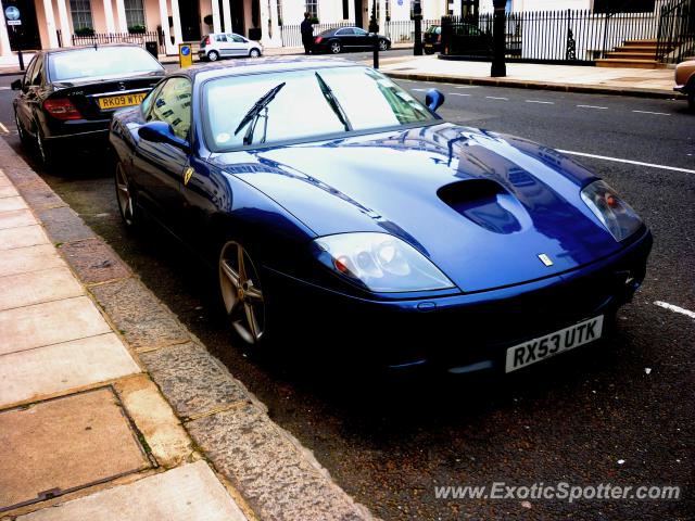 Ferrari 550 spotted in London, United Kingdom