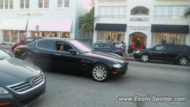 Maserati Quattroporte spotted in Miami, Florida