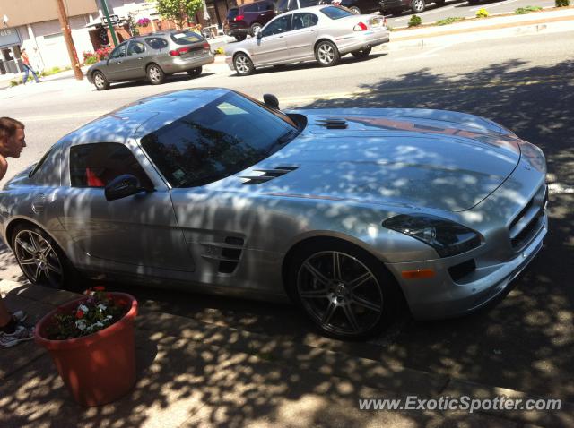 Mercedes SLS AMG spotted in Ho-Ho-Kus, United States