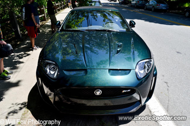 Jaguar XKR-S spotted in Brookline, Massachusetts