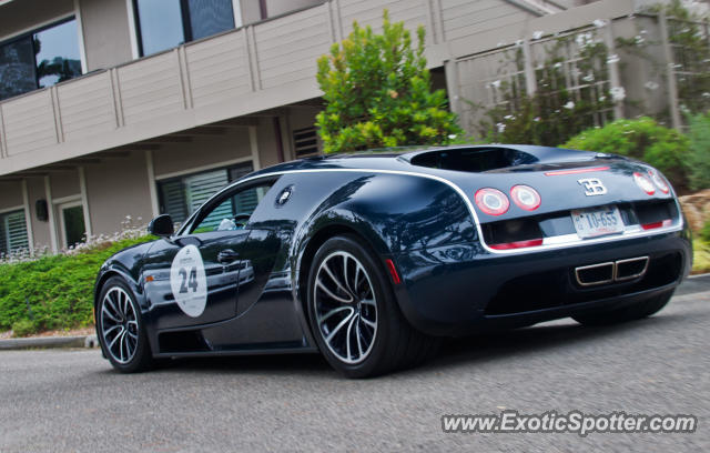 Bugatti Veyron spotted in Pebble Beach, California