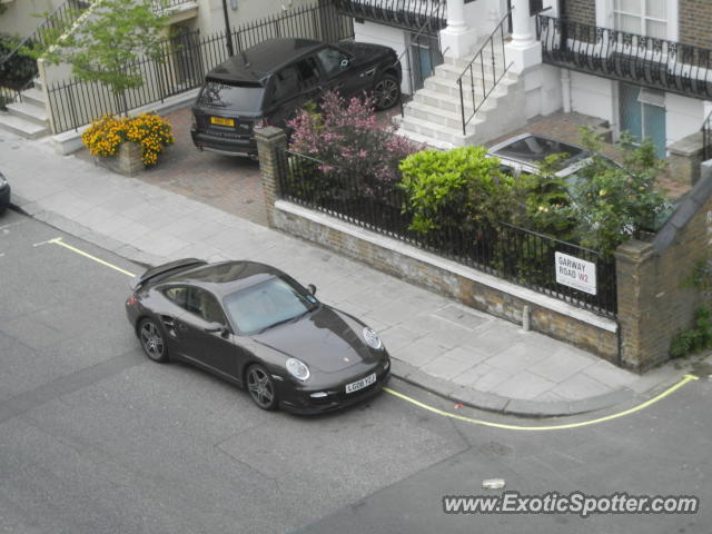 Porsche 911 Turbo spotted in London,Bayswater, United Kingdom