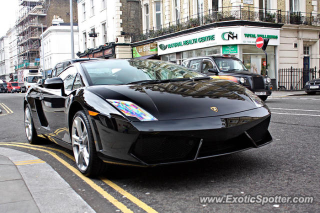 Lamborghini Gallardo spotted in London, United Kingdom