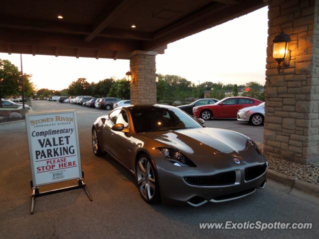 Fisker Karma spotted in Deer Park, Illinois