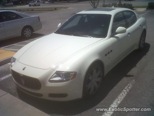 Maserati Quattroporte spotted in Tampa, Florida
