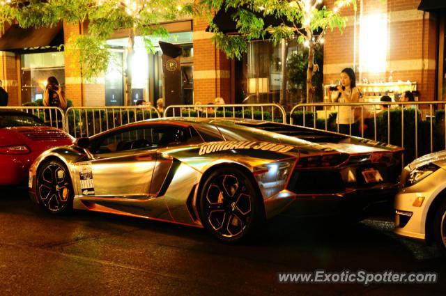 Lamborghini Aventador spotted in Toronto, Canada
