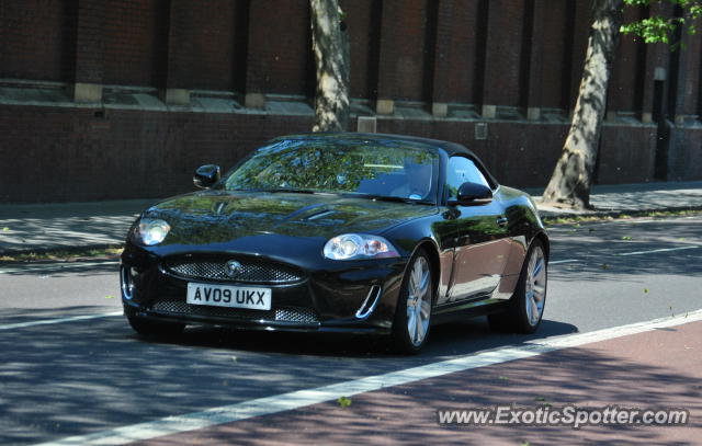 Jaguar XKR spotted in London, United Kingdom