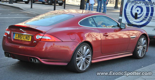 Jaguar XKR spotted in London, United Kingdom