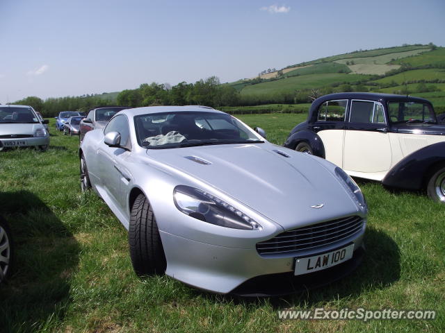 Aston Martin Virage spotted in Prescott, United Kingdom