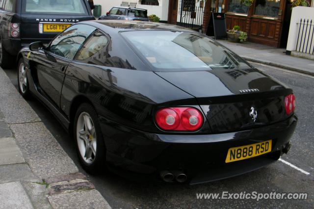 Ferrari 456 spotted in London, United Kingdom