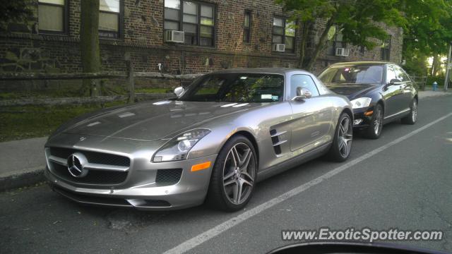 Mercedes SLS AMG spotted in Woodmere, New York
