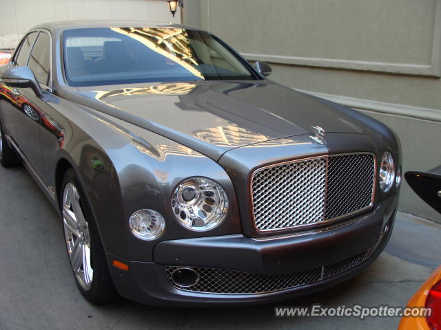 Bentley Mulsanne spotted in Mission Hills, Kansas