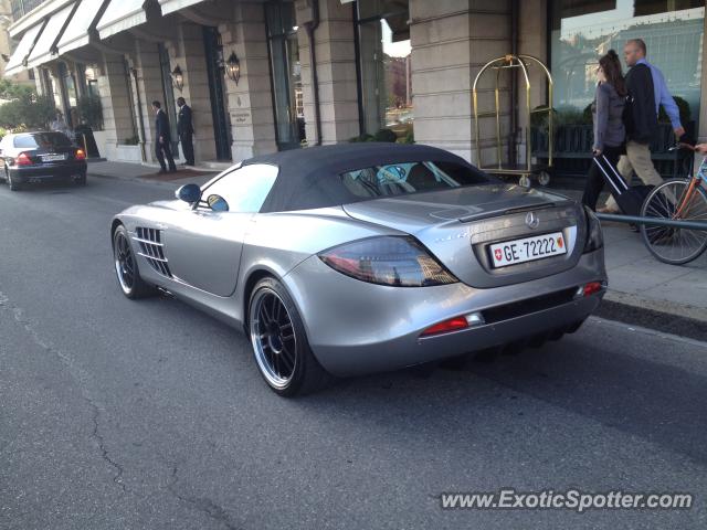 Mercedes SLR spotted in Geneva, Switzerland