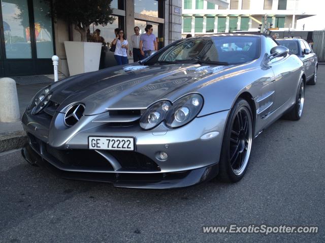 Mercedes SLR spotted in Geneva, Switzerland