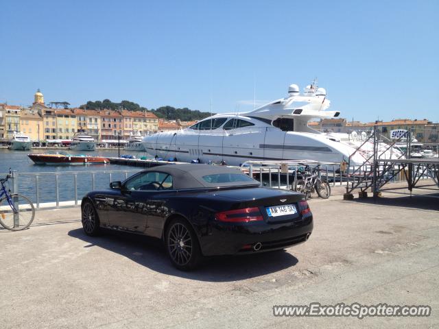 Aston Martin DB9 spotted in Saint Tropez, France