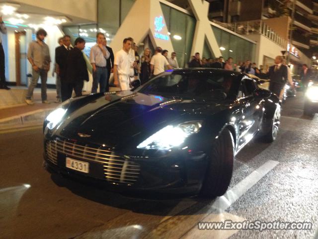 Aston Martin One-77 spotted in Monte Carlo, Monaco