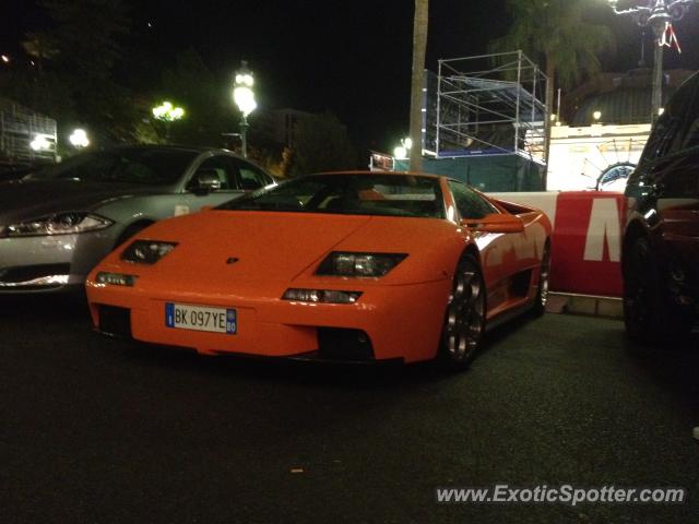 Lamborghini Diablo spotted in Monte Carlo, Monaco