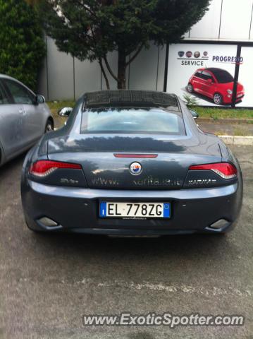 Fisker Karma spotted in Cinisello, Italy