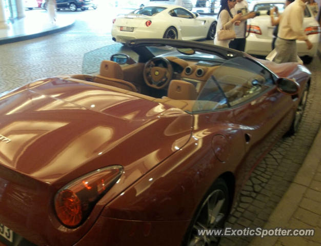 Ferrari California spotted in Dubai, United Arab Emirates