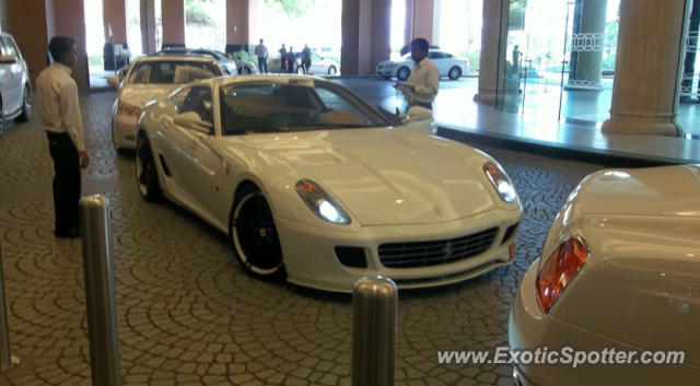 Ferrari 599GTB spotted in Dubai, United Arab Emirates
