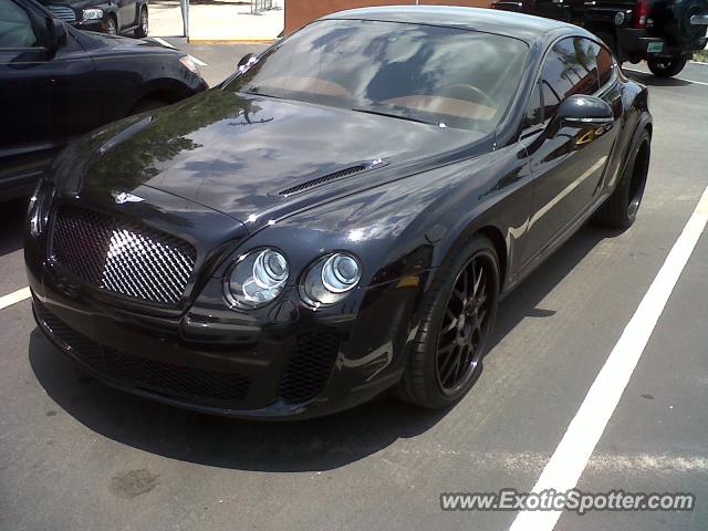 Bentley Continental spotted in Tampa, Florida