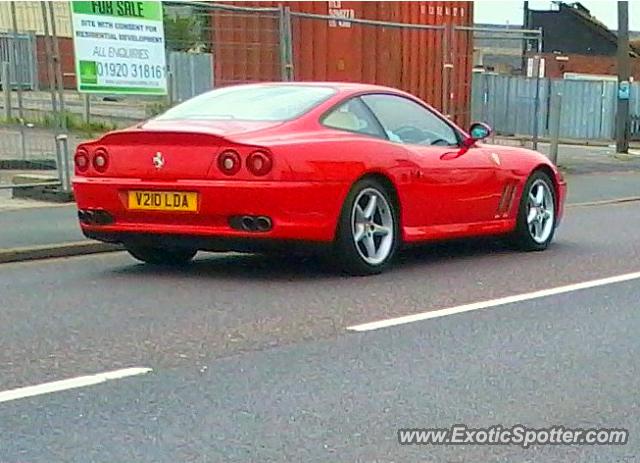 Ferrari 550 spotted in Braintree, United Kingdom