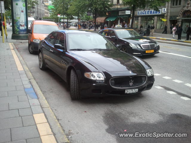 Maserati Quattroporte spotted in Stockholm, Sweden