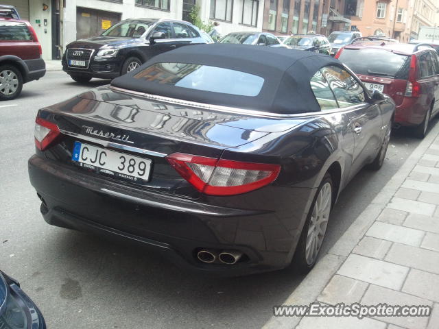 Maserati GranCabrio spotted in Stockholm, Sweden
