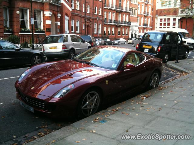 Ferrari 599GTB spotted in London, United Kingdom