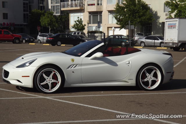 Ferrari California spotted in San diego, California